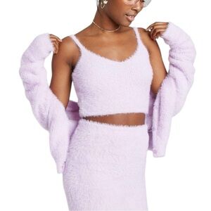 Wild Fable Cropped Tank Purple XL